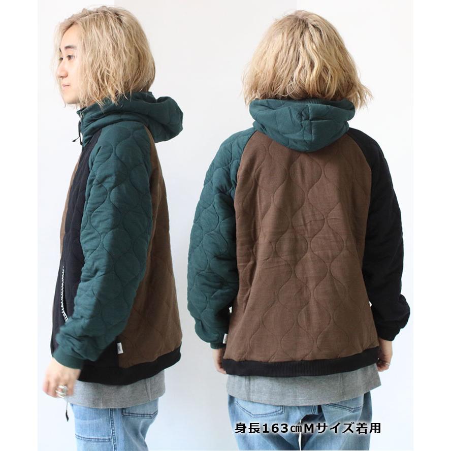 ジムマスター スウェット パーカー メンズ レディース gym master ウェーブ キルト ジップパーカー G433766 | gym master | 15