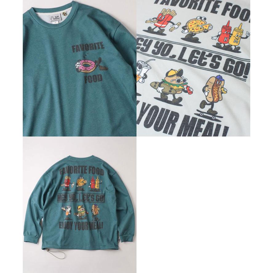 ジムマスター スウェット gym master T/C 裏毛 ビッグTee G433794 G433795 G433796 SunnyDay FavoriteFood Mountain / 返品・交換不可 | gym master | 16