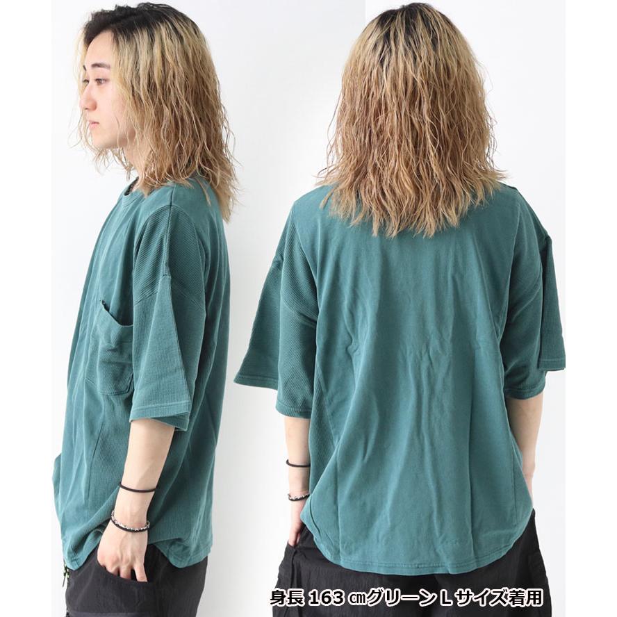 gym master ジムマスター ピグメントワッフル切り替えビッグTee Tシャツ 半袖 メンズ 大きいサイズ レディース プロトコル G518784 / 返品・交換不可 | gym master | 08