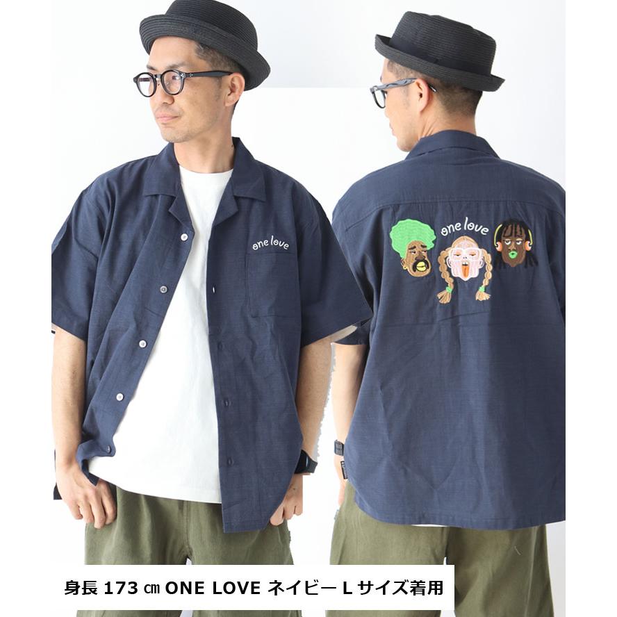 刺繍シャツ メンズ 半袖 ジムマスター 大きいサイズ レディース gym master G521718 G521719 | gym master | 09