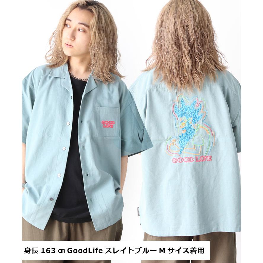 刺繍シャツ メンズ 半袖 ジムマスター 大きいサイズ レディース gym master G521718 G521719 | gym master | 10