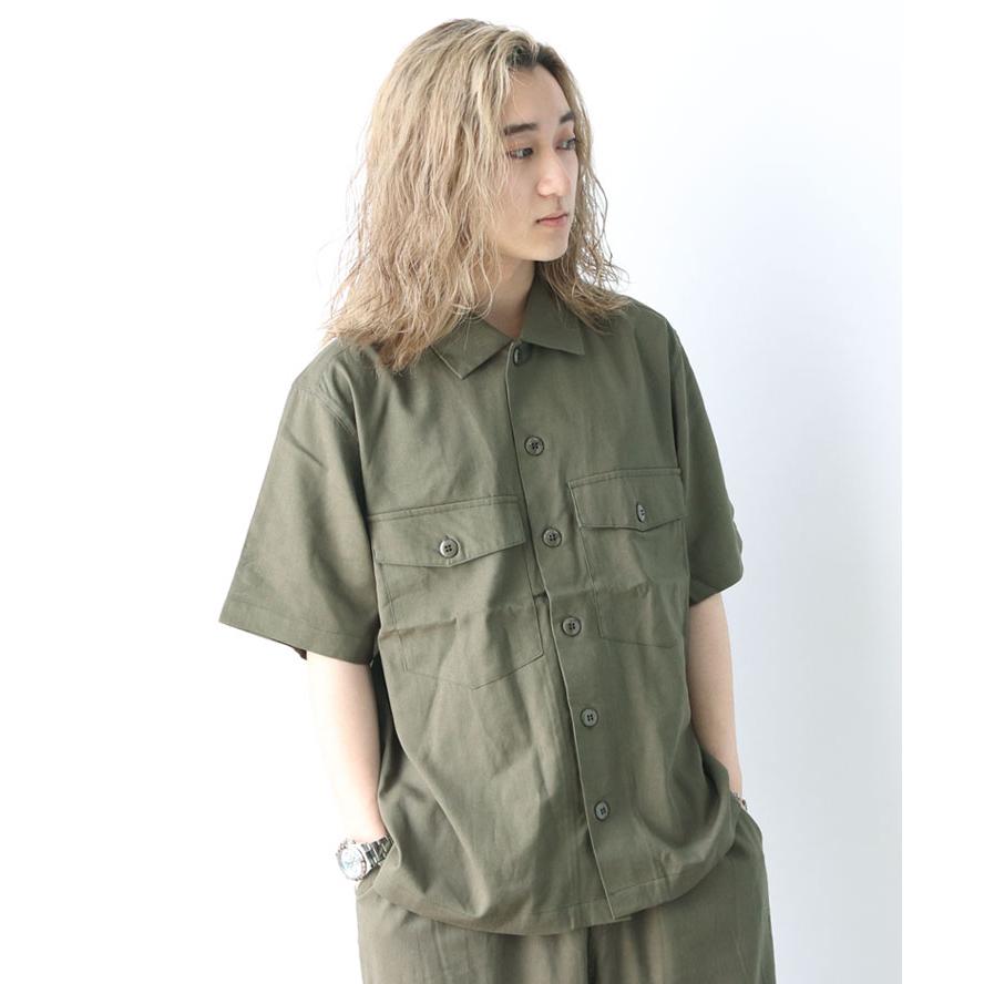 gym master ジムマスター 麻レーヨン シャツ 半袖 メンズ G521720  大きいサイズ 春 夏 春夏 | gym master | 07