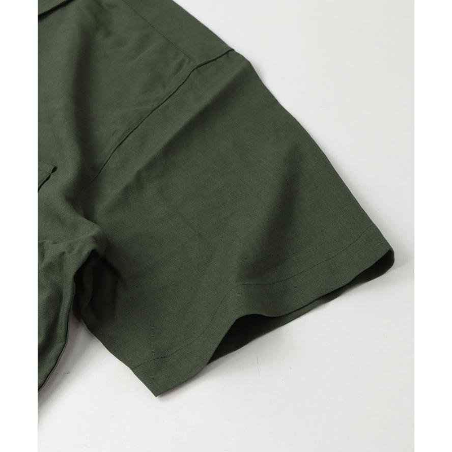 gym master ジムマスター 麻レーヨン シャツ 半袖 メンズ G521720  大きいサイズ 春 夏 春夏 | gym master | 11