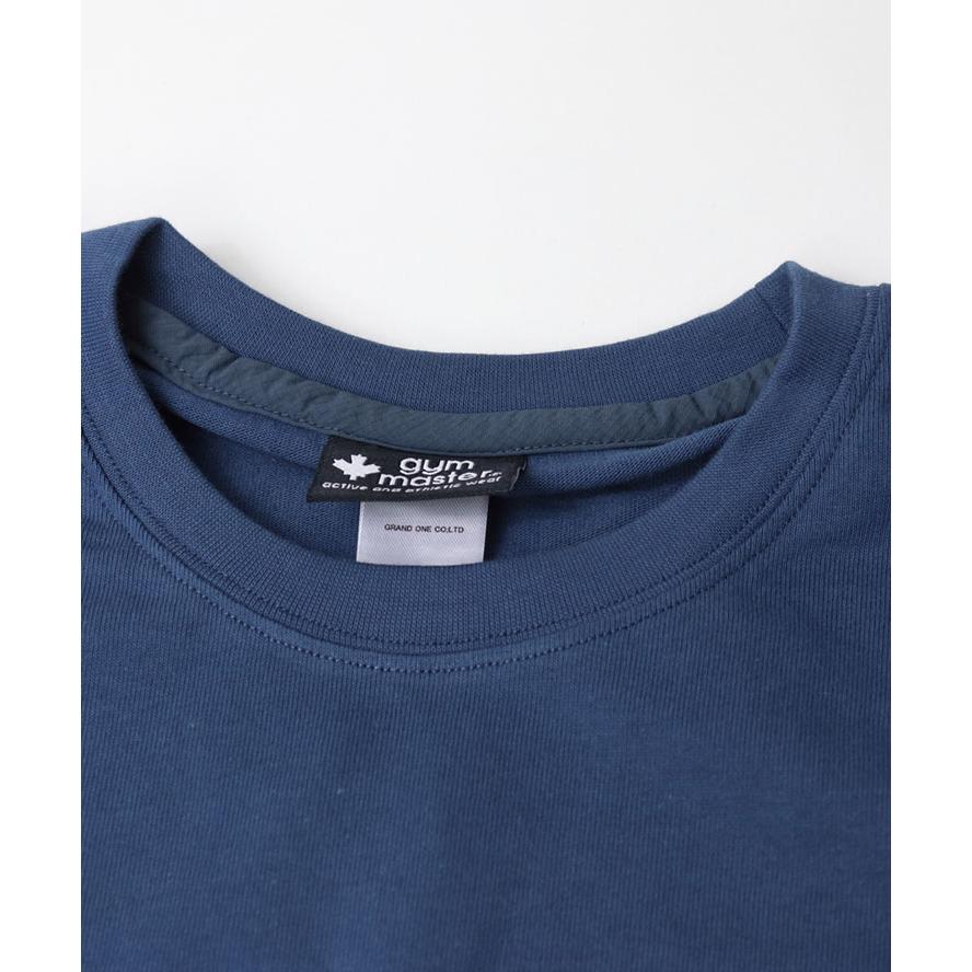 ジムマスター tシャツ 半袖 大きいサイズ 半袖 tシャツ gym master マイクロリップ 天竺切り替えTee G521728 キャンプ | gym master | 11