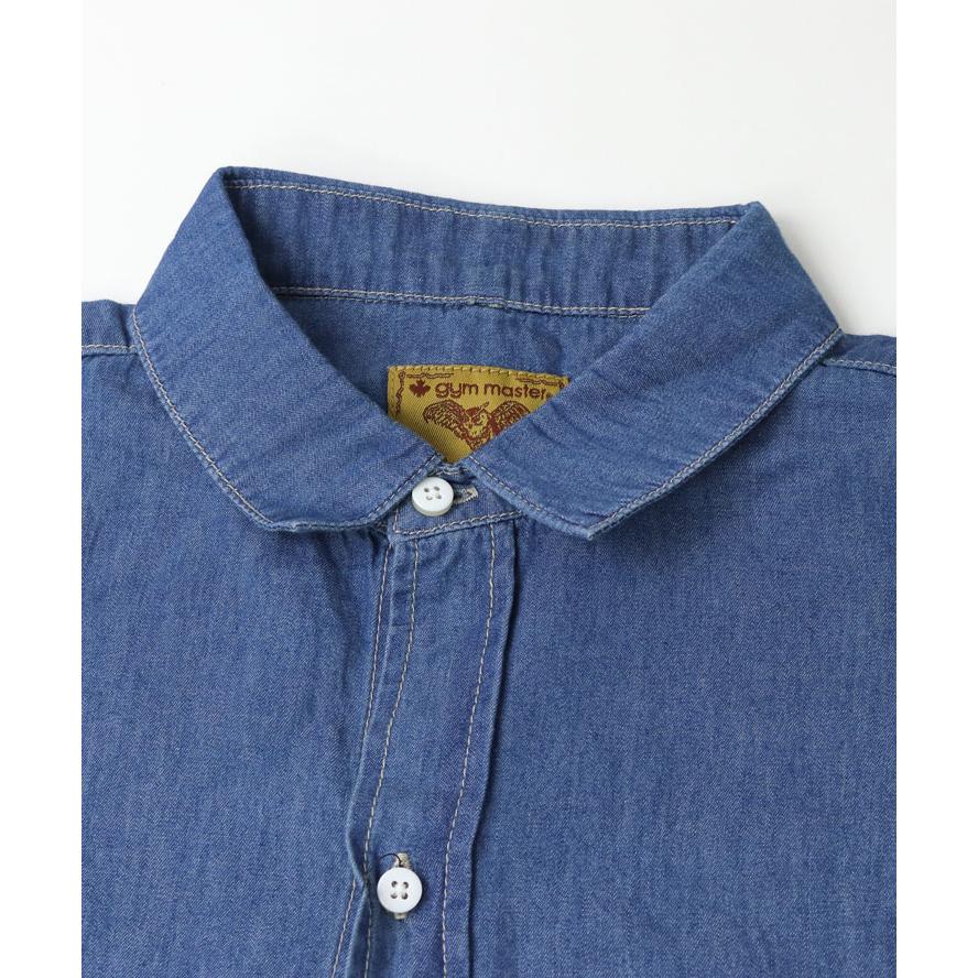 gym master ジムマスター ライトデニムシャツ  半袖シャツ デニムシャツ メンズ メンズ ブランド 大きいサイズ レディース G521732 / 返品・交換不可 | gym master | 07