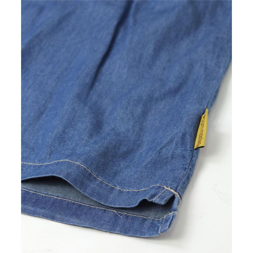 gym master ジムマスター ライトデニムシャツ  半袖シャツ デニムシャツ メンズ メンズ ブランド 大きいサイズ レディース G521732 / 返品・交換不可 | gym master | 09