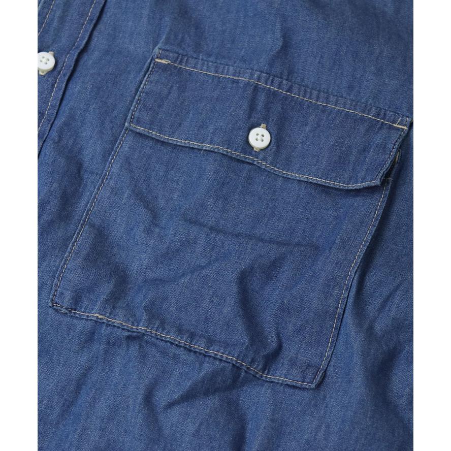 gym master ジムマスター ライトデニムシャツ  半袖シャツ デニムシャツ メンズ メンズ ブランド 大きいサイズ レディース G521732 / 返品・交換不可 | gym master | 11