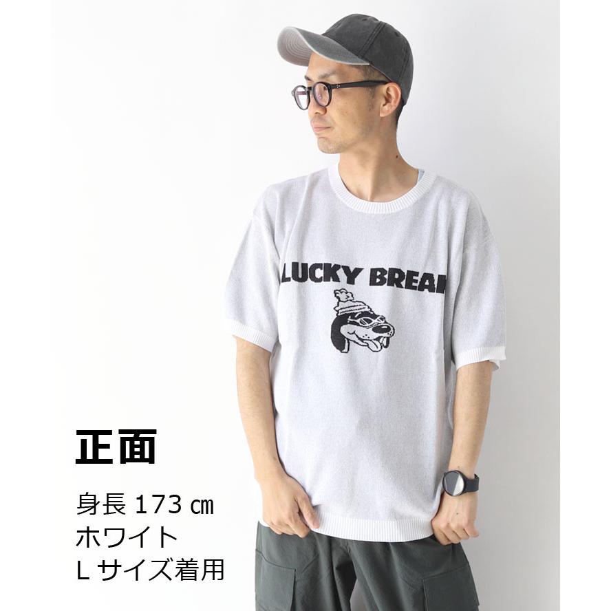 gym master ジムマスター ジャガードニットLuckyBreakTee tシャツ 半袖 メンズ ブランド 大きいサイズ レディース G521737 | gym master | 05