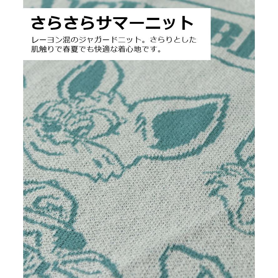 gym master ジムマスター ジャガードニットLuckyBreakTee tシャツ 半袖 メンズ ブランド 大きいサイズ レディース G521737 | gym master | 10