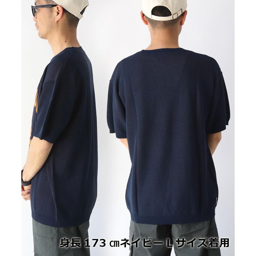 gym master ジムマスター ジャガードニットWellDoneTee tシャツ 半袖 メンズ ブランド 大きいサイズ レディース G521738 | gym master | 12