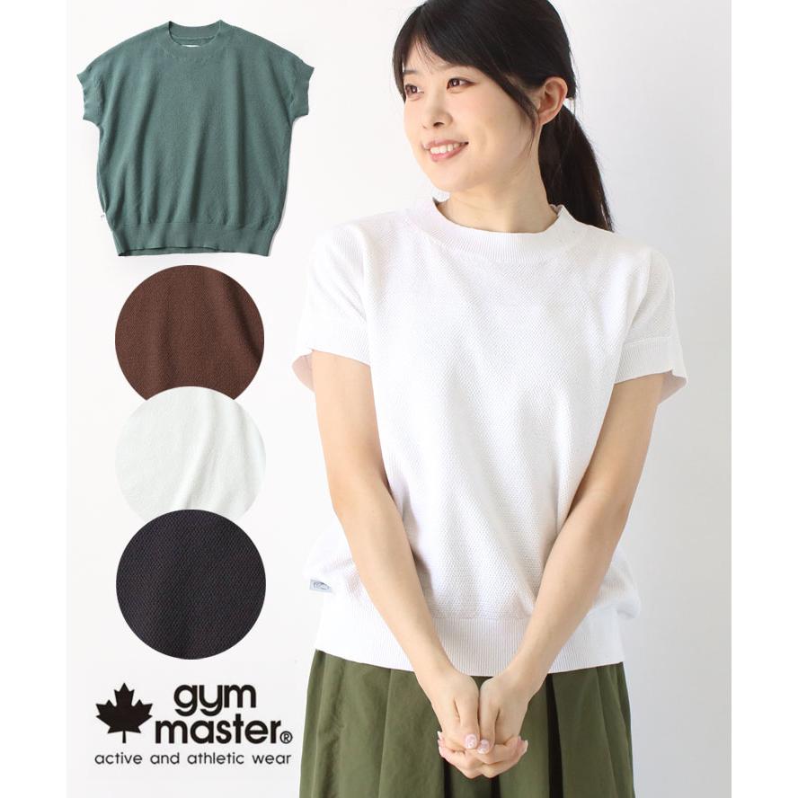 フレンチスリーブ Tシャツ gym master ジムマスター ハイゲージ ニット フレンチスリーブ Tee G521750  ニット | gym master
