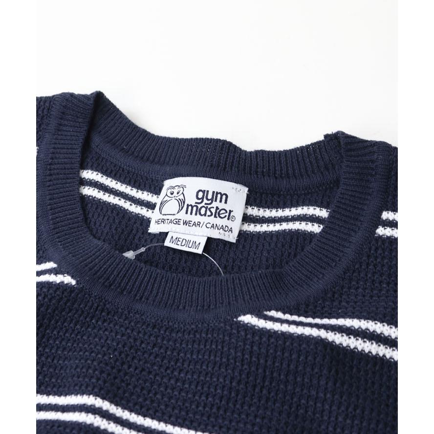 tシャツ メンズ 半袖 ブランド レディース gym master ジムマスター ハイゲージ ニット ボーダー クルーネック G521751  通販 | gym master | 05