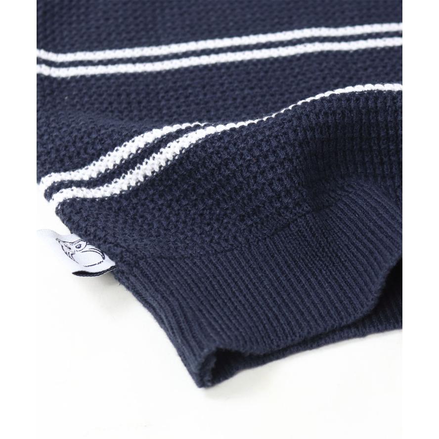 tシャツ メンズ 半袖 ブランド レディース gym master ジムマスター ハイゲージ ニット ボーダー クルーネック G521751  通販 | gym master | 07