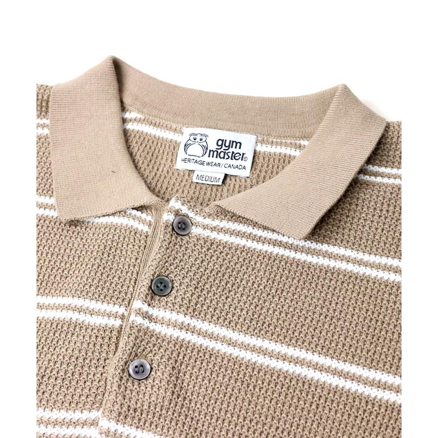 gym master ジムマスター ハイゲージ ニット ボーダー ポロ ポロシャツ Tシャツ メンズ レディース G521752 | gym master | 08