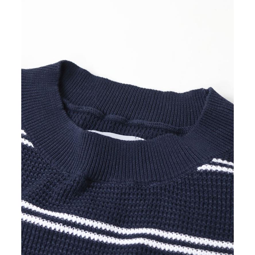 カットソー レディース  Tシャツ レディース gym master ジムマスター ハイゲージ ニットボーダー フレンチスリーブ Tee G521753 | gym master | 07