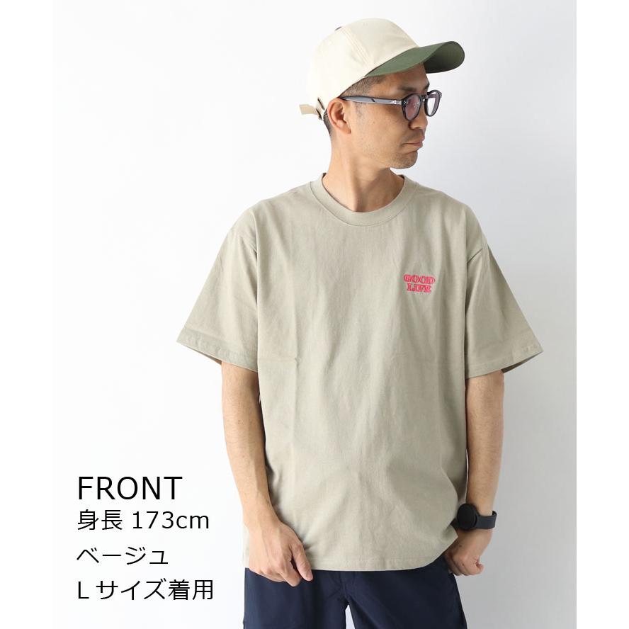 ジムマスター tシャツ 半袖 大きいサイズ gym master 7.4oz GOOD LIFE 刺繍 Tee G521795 大きめ キャンプ / 返品・交換不可 | gym master | 06