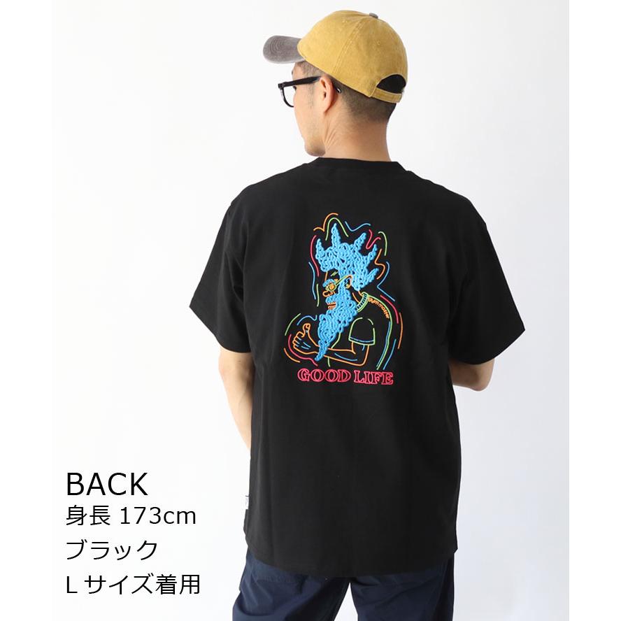 ジムマスター tシャツ 半袖 大きいサイズ gym master 7.4oz GOOD LIFE 刺繍 Tee G521795 大きめ キャンプ / 返品・交換不可 | gym master | 07