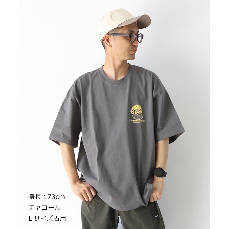 gym master ジムマスター 7.4oz Carefree ビッグTee  tシャツ 半袖 メンズ G521796 ベージュ(31) | gym master | 05