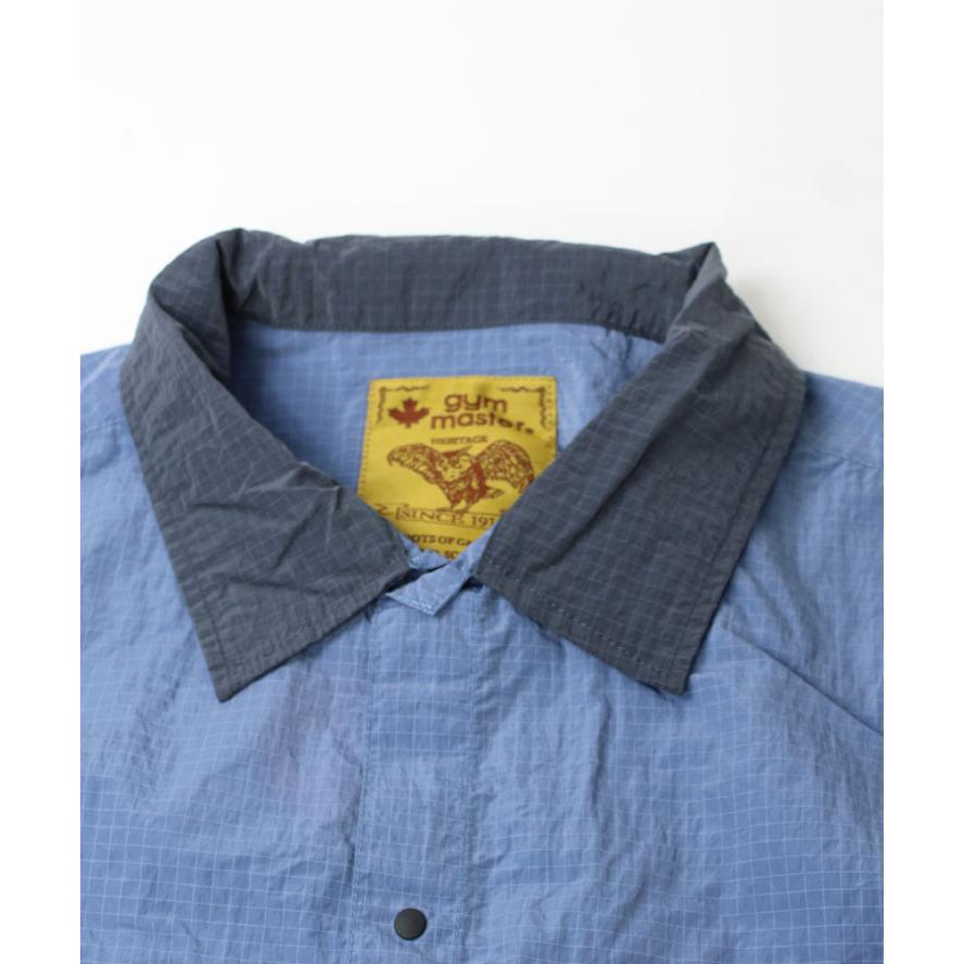 爆買 gym master ジムマスター リップストップナイロンシャツ 半袖シャツ メンズ 大きいサイズ G533711 | gym master | 11