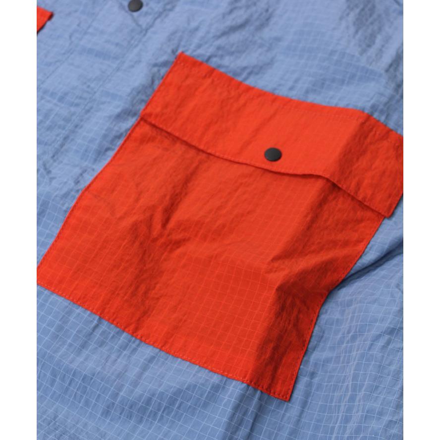 爆買 gym master ジムマスター リップストップナイロンシャツ 半袖シャツ メンズ 大きいサイズ G533711 | gym master | 12