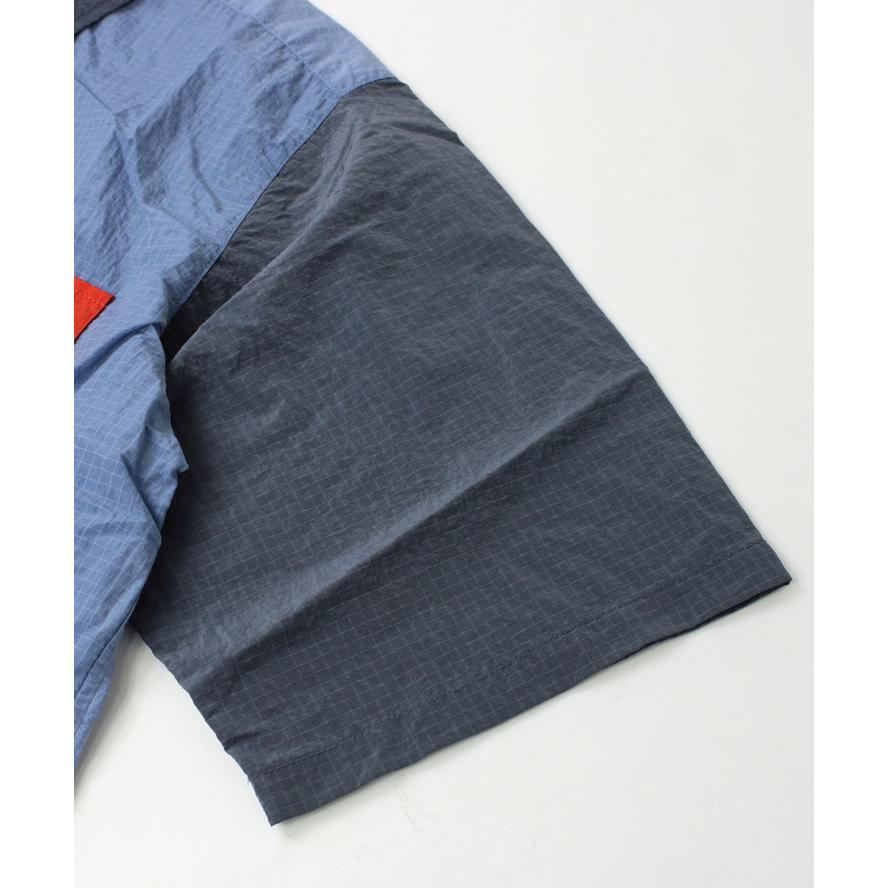 爆買 gym master ジムマスター リップストップナイロンシャツ 半袖シャツ メンズ 大きいサイズ G533711 | gym master | 13