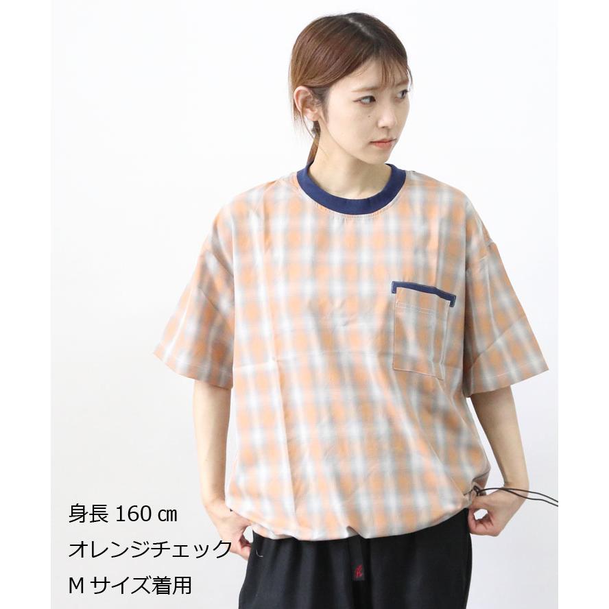 gym master ジムマスター オンブレチェックビッグTee Tシャツ メンズ レディース G533746 / 返品・交換不可 | gym master | 07