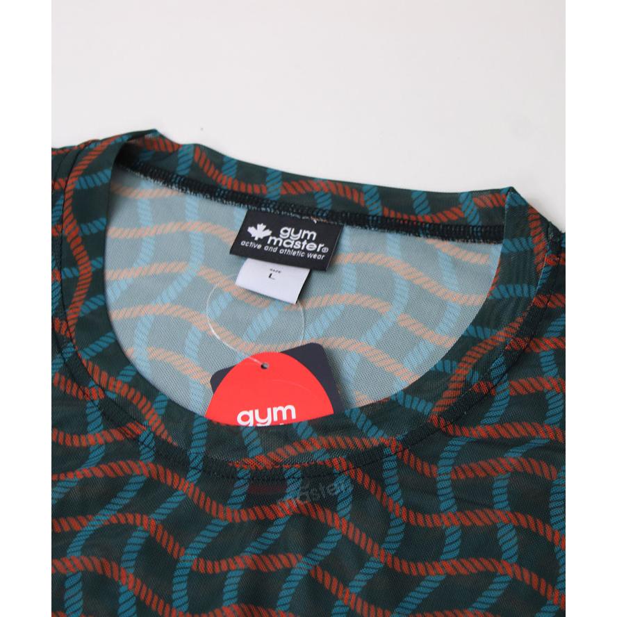 速乾 長袖 tシャツ レディース メンズ かわいい メッシュ gym master ジムマスター ハッピーペイント メッシュ ロンTee G533773 / 返品・交換不可 | gym master | 07