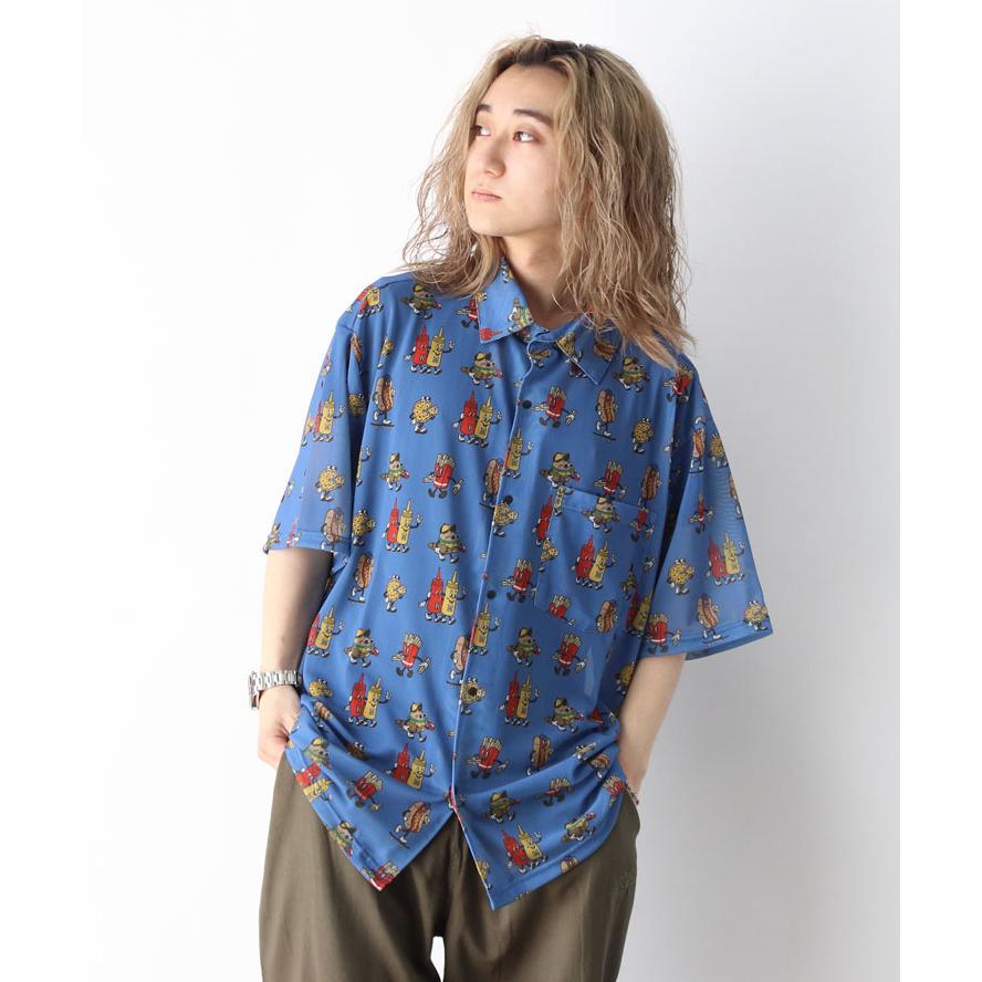 爆買 半袖シャツ 大きいサイズ かわいい メッシュ 速乾 gym master ジムマスター ハッピーペイントメッシュシャツ G533774 | gym master | 07