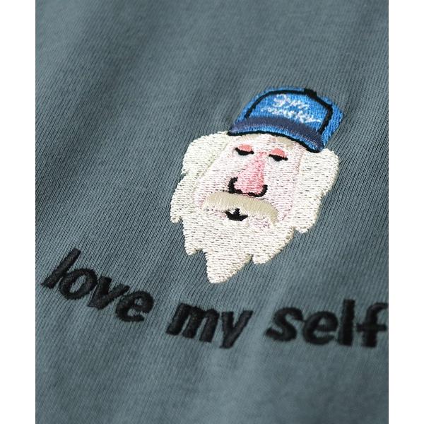 gym master ジムマスター 7.4oz ロンTee love my self G621745 刺繍 AKE A WALK G621746 プリント カットソー トップス | gym master | 13