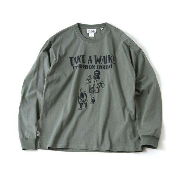 gym master ジムマスター 7.4oz ロンTee love my self G621745 刺繍 AKE A WALK G621746 プリント カットソー トップス | gym master | 15