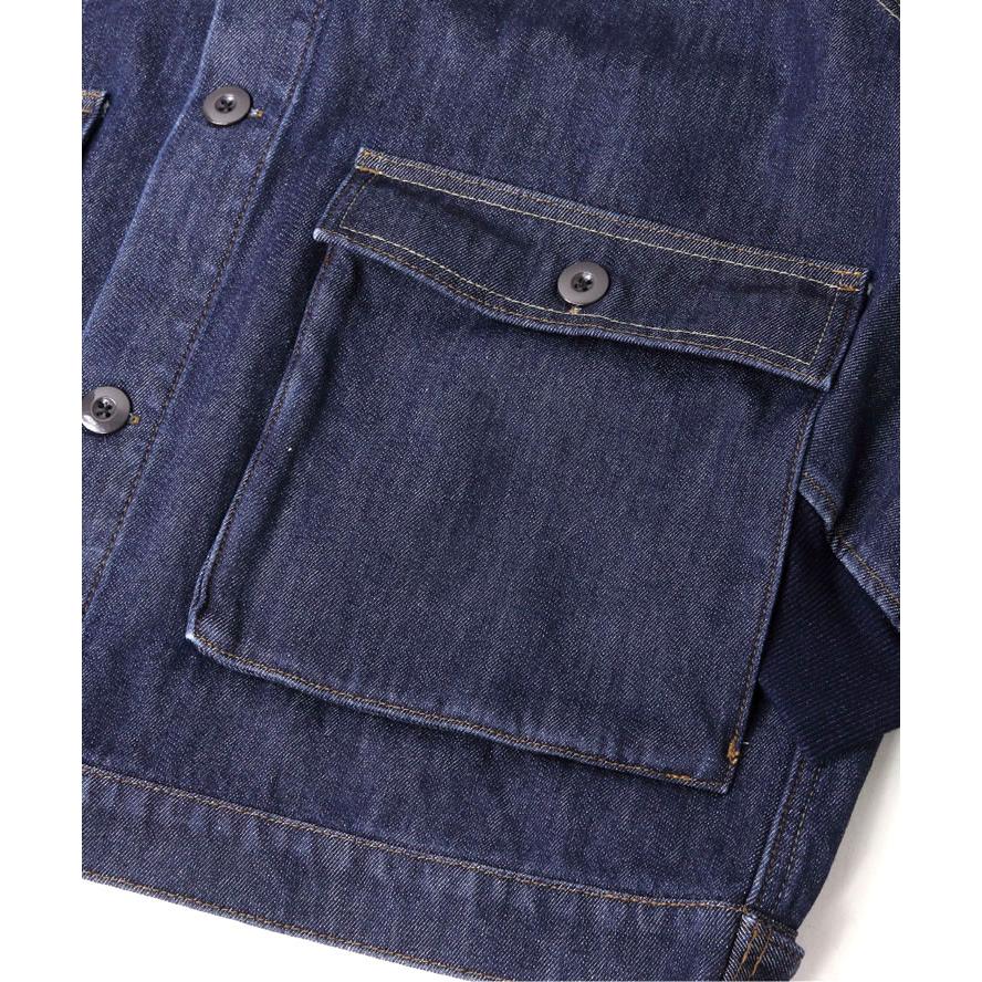 gym master ジムマスター ボンディングデニム カツラギブルゾン G621765  メンズ レディース デニムジャケット 秋 冬 秋冬 | gym master | 09