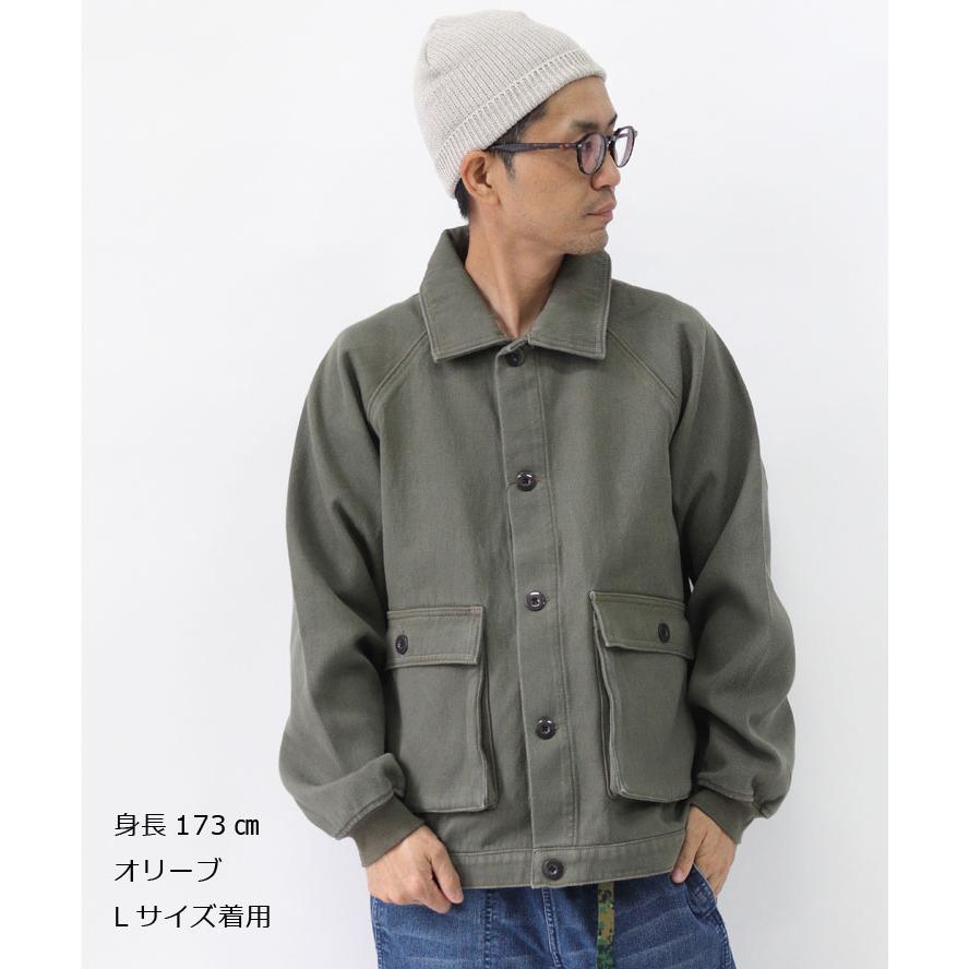 gym master ジムマスター ボンディングデニム カツラギブルゾン G621765  メンズ レディース デニムジャケット 秋 冬 秋冬 | gym master | 06