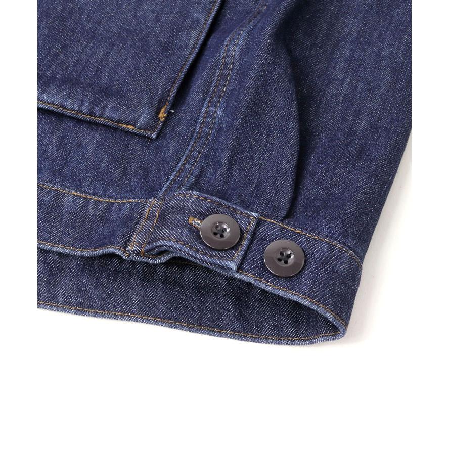 gym master ジムマスター ボンディングデニム カツラギブルゾン G621765  メンズ レディース デニムジャケット 秋 冬 秋冬 | gym master | 10