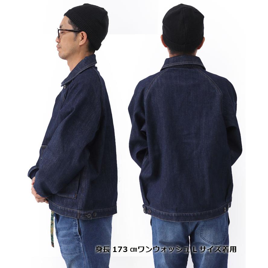 gym master ジムマスター ボンディングデニム カツラギブルゾン G621765  メンズ レディース デニムジャケット 秋 冬 秋冬 | gym master | 07