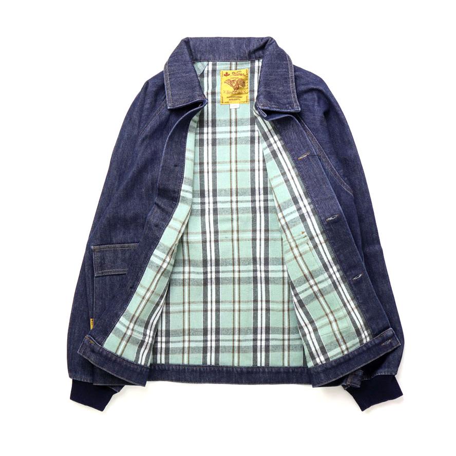 gym master ジムマスター ボンディングデニム カツラギブルゾン G621765  メンズ レディース デニムジャケット 秋 冬 秋冬 | gym master | 11
