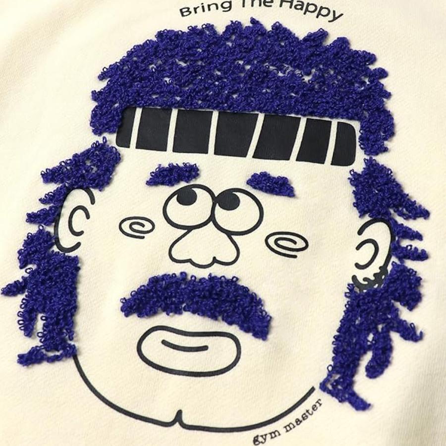 gym master ジムマスター スウェット メンズ 10.3oz ヘビーウェイト トレーナー Bring The Happy プリント 裏毛 カジュアル G621771 | gym master | 07