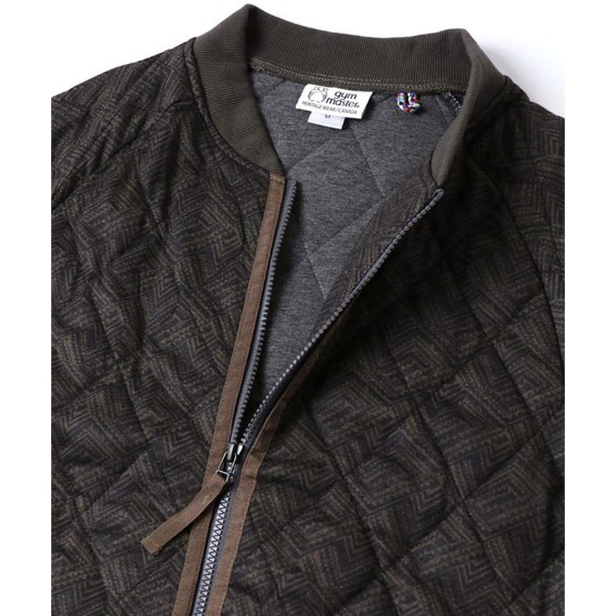 gym master ジムマスター ジャガードキルトジップジャケット G621774 キルティング ジャケット メンズ レディース キルトジャケット 秋 冬  秋冬 | gym master | 05