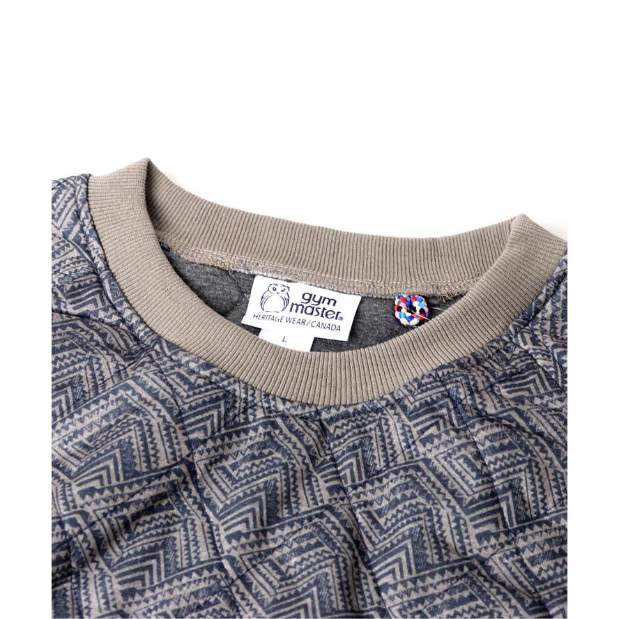 gym master ジムマスター ジャガードキルトクルーネック G621775 キルティング ジャケット メンズ レディース キルトジャケット 秋 冬  秋冬 | gym master | 05