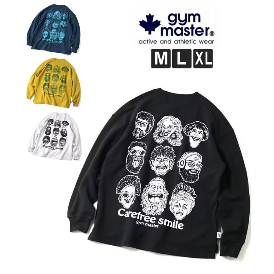 gym master ジムマスター 10.3oz carefree smile スウェットビッグTee G621780 メンズ レディース スウェット トレーナー 秋 冬 秋冬 | gym master