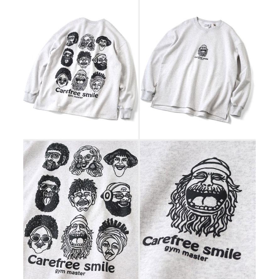 gym master ジムマスター 10.3oz carefree smile スウェットビッグTee G621780 メンズ レディース スウェット トレーナー 秋 冬 秋冬 | gym master | 05
