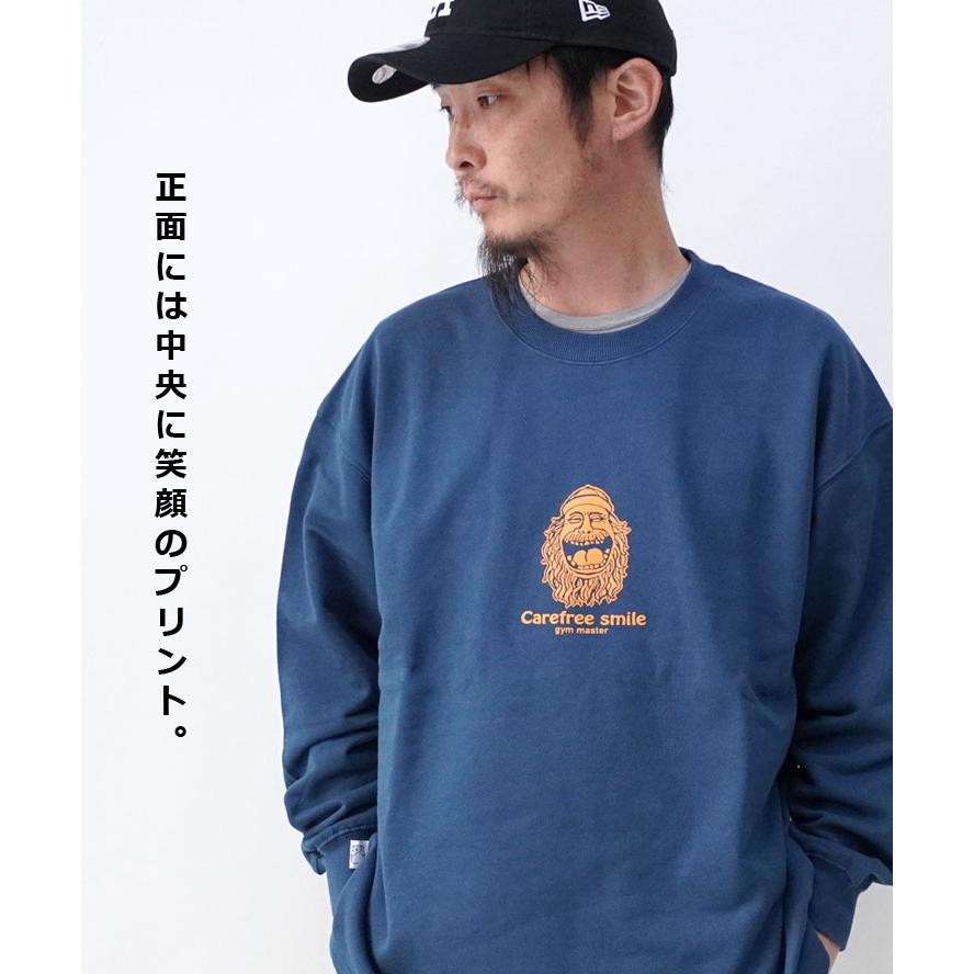 gym master ジムマスター 10.3oz carefree smile スウェットビッグTee G621780 メンズ レディース スウェット トレーナー | gym master | 07
