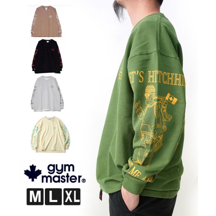 gym master ジムマスター 10.3oz HITCH HIKE スウェットビッグTEE G621781 メンズ レディース スウェット トレーナー | gym master
