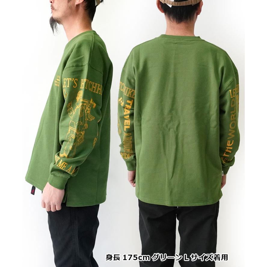 gym master ジムマスター 10.3oz HITCH HIKE スウェットビッグTEE G621781 メンズ レディース スウェット トレーナー | gym master | 15