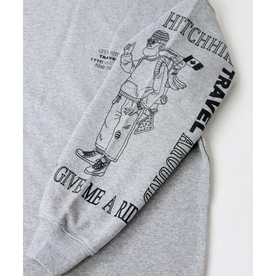 gym master ジムマスター 10.3oz HITCH HIKE スウェットビッグTEE G621781 メンズ レディース スウェット トレーナー | gym master | 08