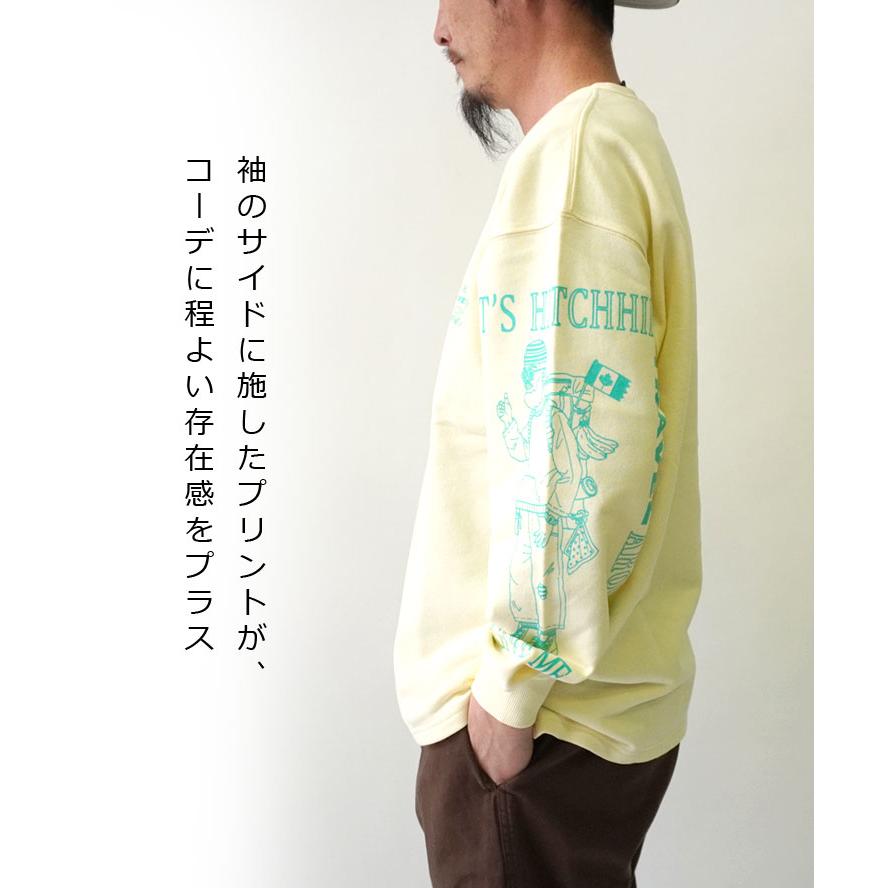 gym master ジムマスター 10.3oz HITCH HIKE スウェットビッグTEE G621781 メンズ レディース スウェット トレーナー | gym master | 07