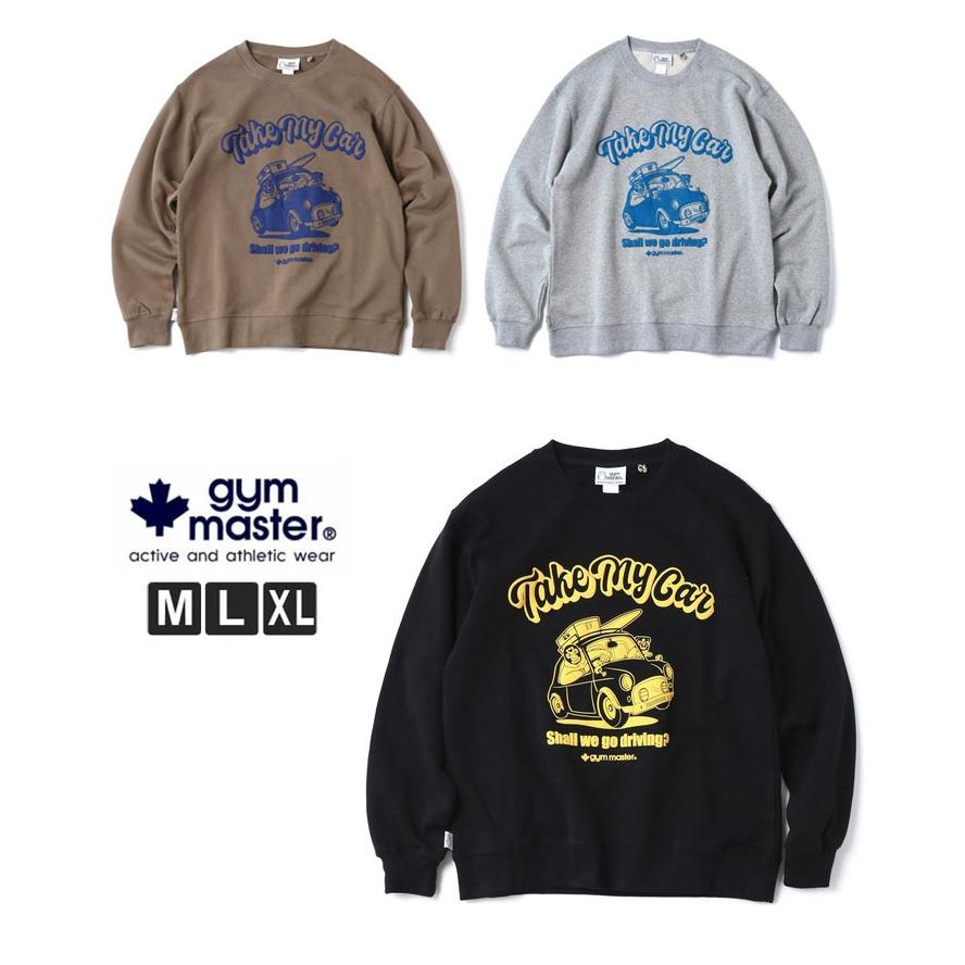 gym master ジムマスター 10.3oz Take My Car スウェットシャツ G621785 メンズ レディース スウェット トレーナー 秋 冬 秋冬 | gym master