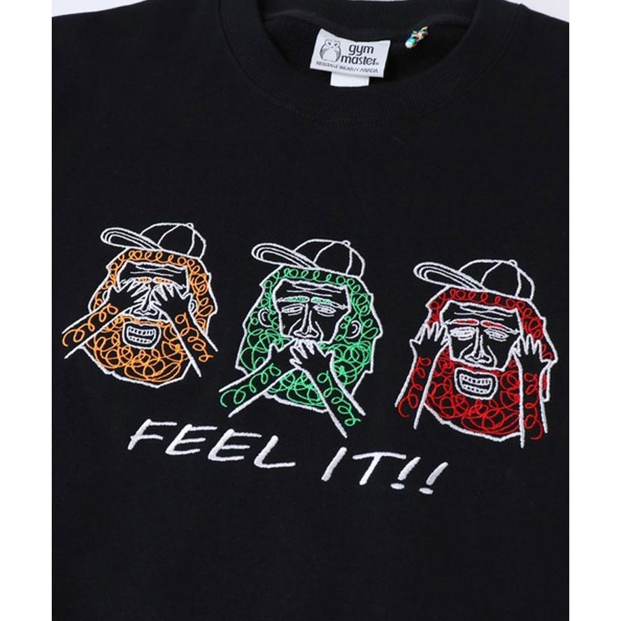 gym master ジムマスター 10.3oz FEEL IT! 刺繍スウェットシャツ G621786 メンズ レディース スウェット トレーナー | gym master | 05