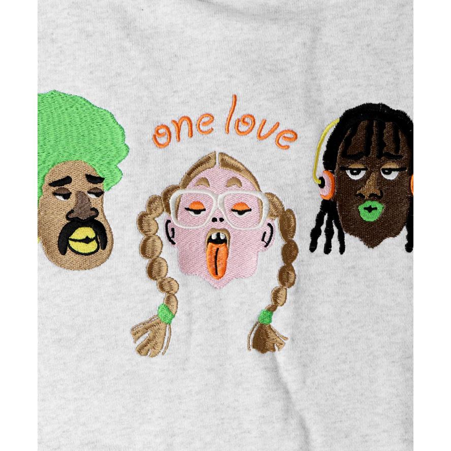 gym master ジムマスター 10.3oz one love 刺繍スウェットシャツ G621787 メンズ レディース スウェット トレーナー 秋 冬 秋冬 | gym master | 04