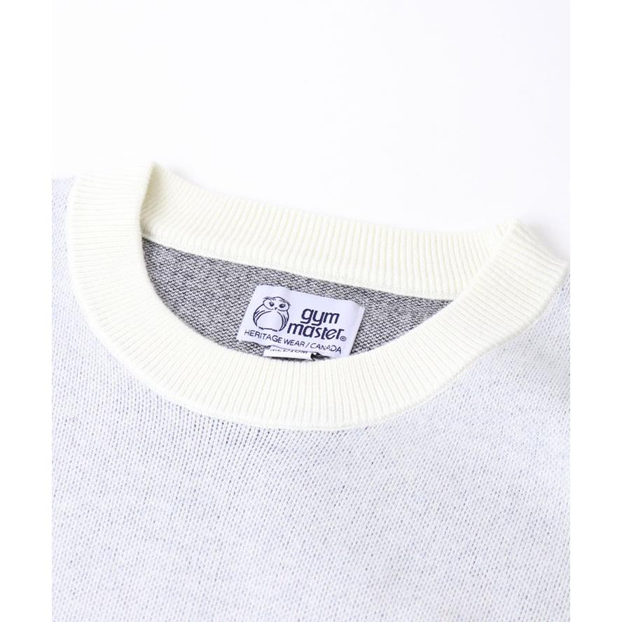 gym master ジムマスター ジャガードニットOpenYourHeartクルーネック G621793 メンズ 大きいサイズ レディース ニット セーター | gym master | 06