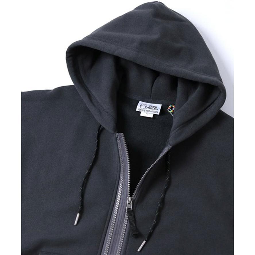 gym master ジムマスター 12oz ヘビー裏起毛スウェットトダブルジップ パーカー G633700 メンズ レディース パーカ スウェット | gym master | 06